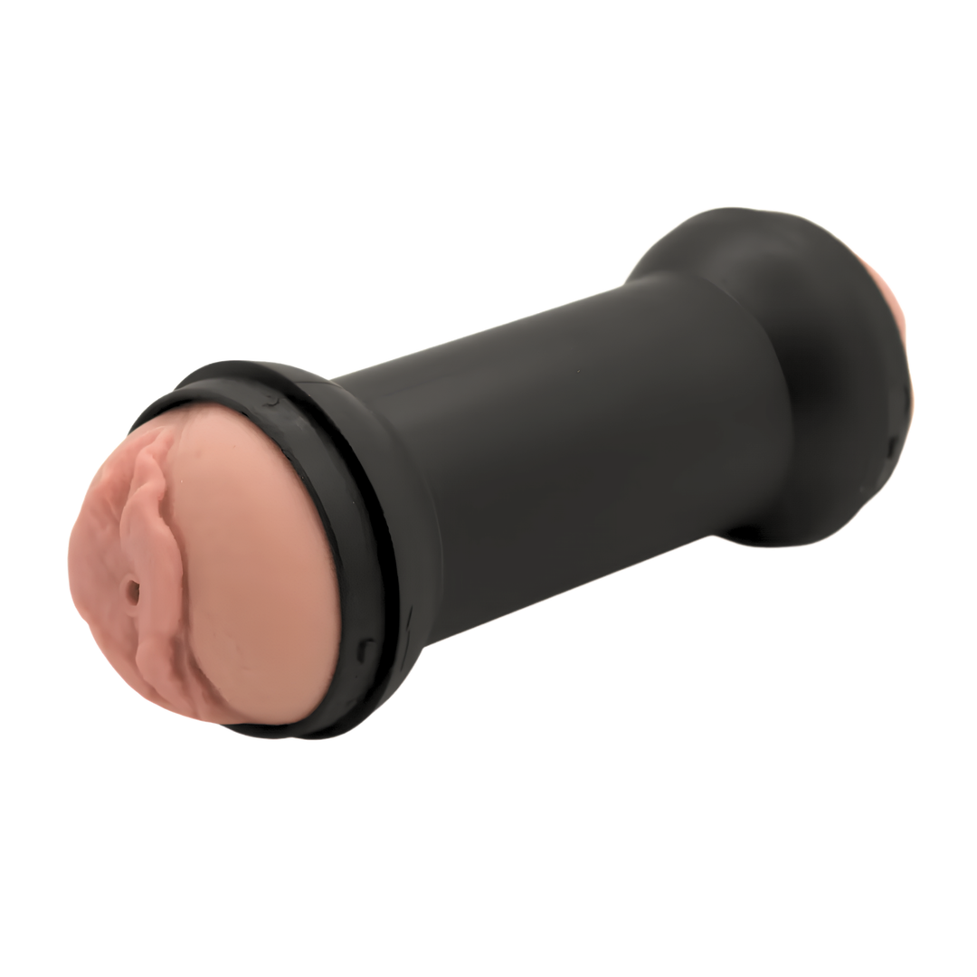 angled view of pussy from Realistic Double-Ended Stroker