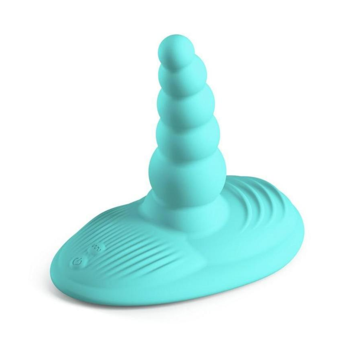 full product view of Grinders Sublime App-Controlled Vibrating Grinder Pad with Beaded Shaft