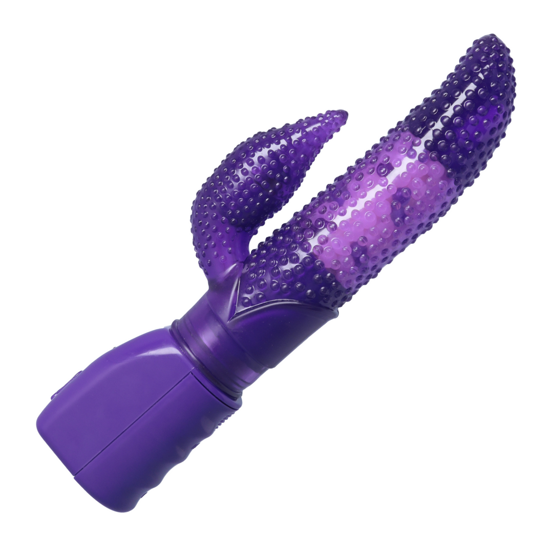 side view of Dual-Action Rotating Tongue G-Spot Vibe