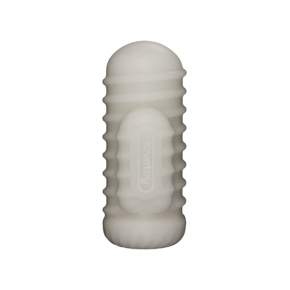 full product view of Knights Ring Vibrating Dual Purpose Sleeve-Wavy 