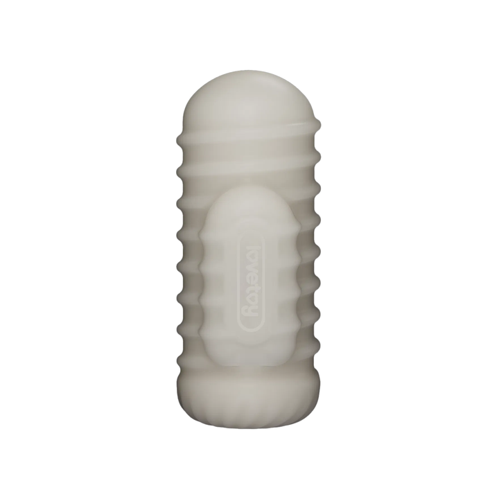 full product view of Knights Ring Vibrating Dual Purpose Sleeve-Wavy 