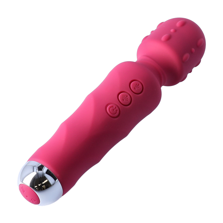 red luxury Textured Wand Massager from TooTimid