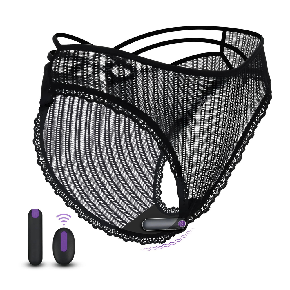 angled view of Remote Control Vibrating Panties