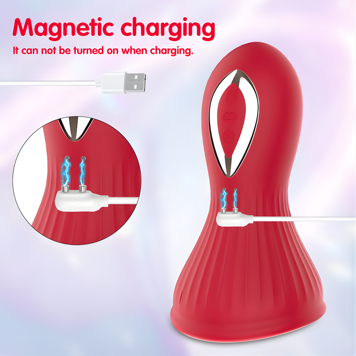 magnetic charging from Velour Kiss Clitoral Stimulator cannot be turned on when charging 