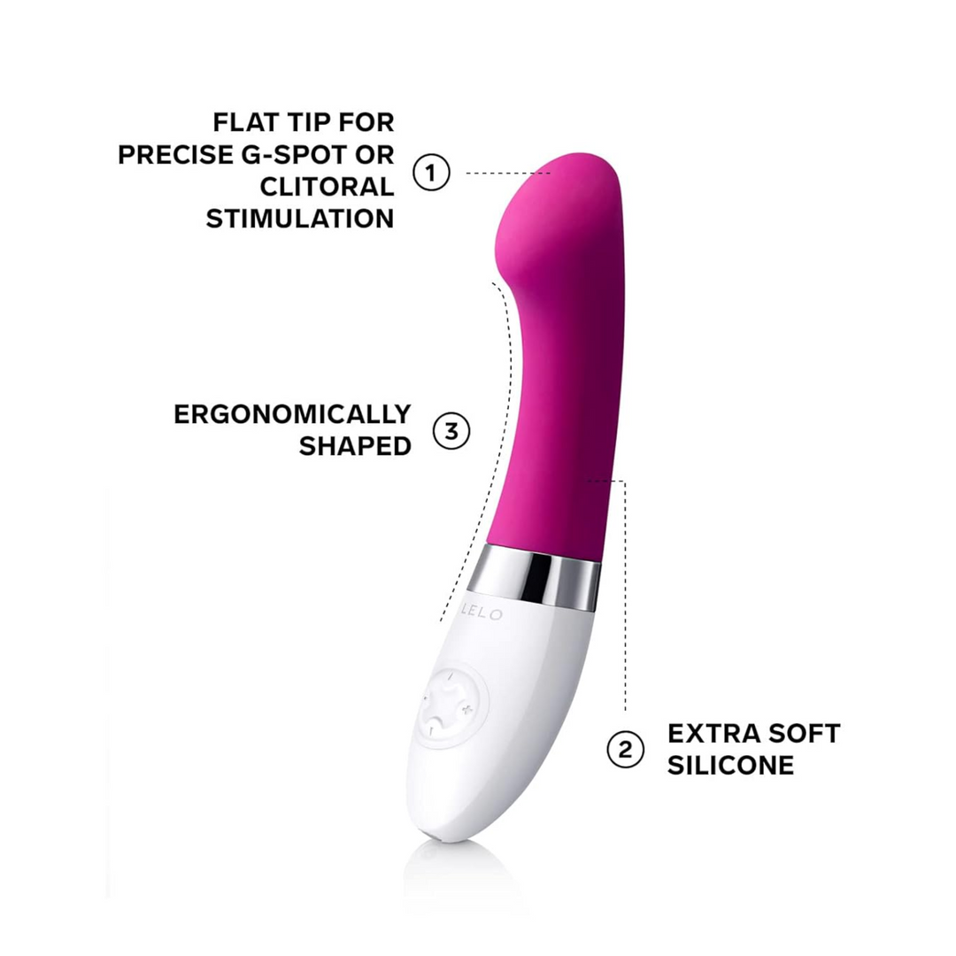 FLAT TIP FOR PRECISE G-SPOT OR CLITORAL STIMULATION. ERGONOMICALLY SHAPED. EXTRA SOFT SILICONE. 