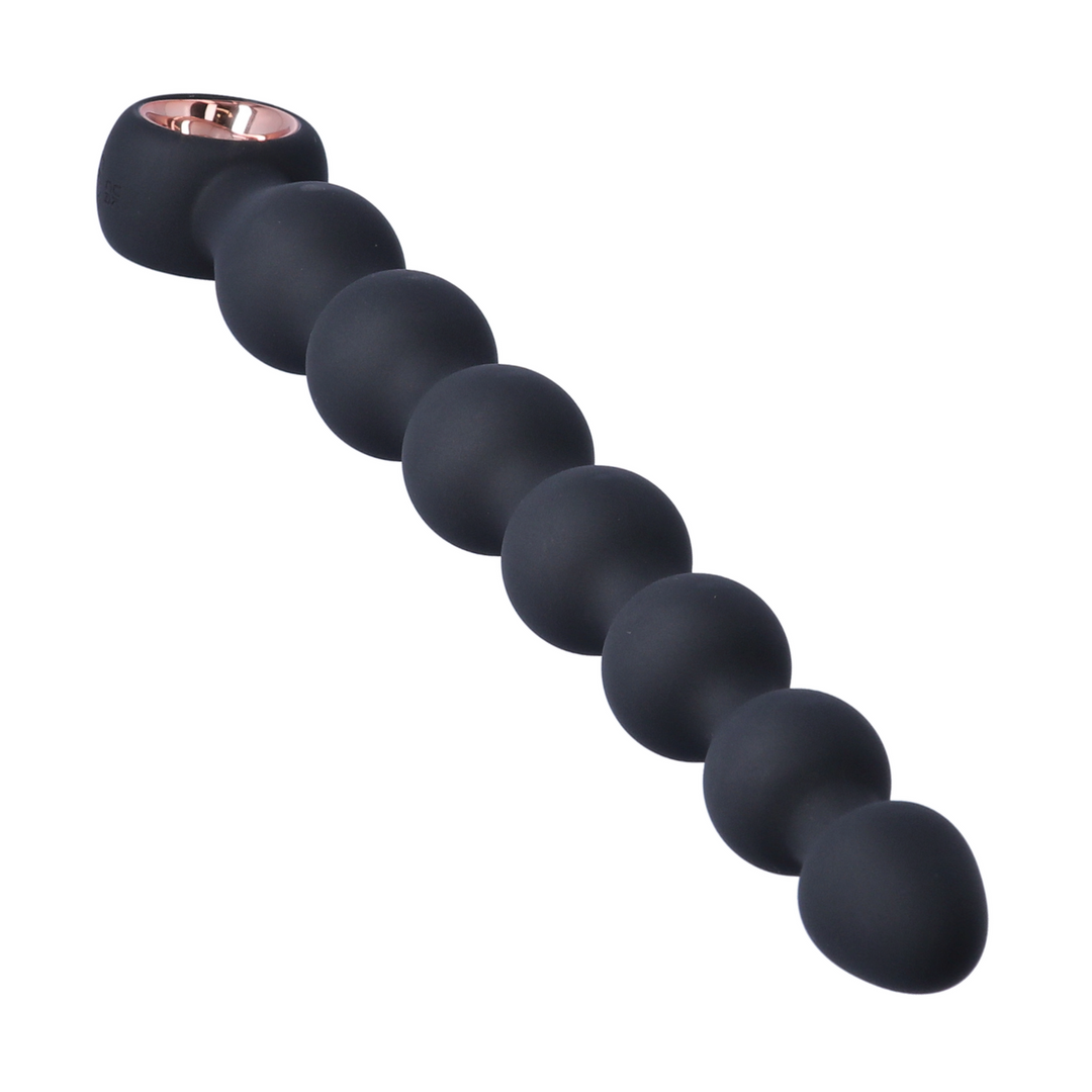 view of tip from anal beads 7 escalating rows of beads 