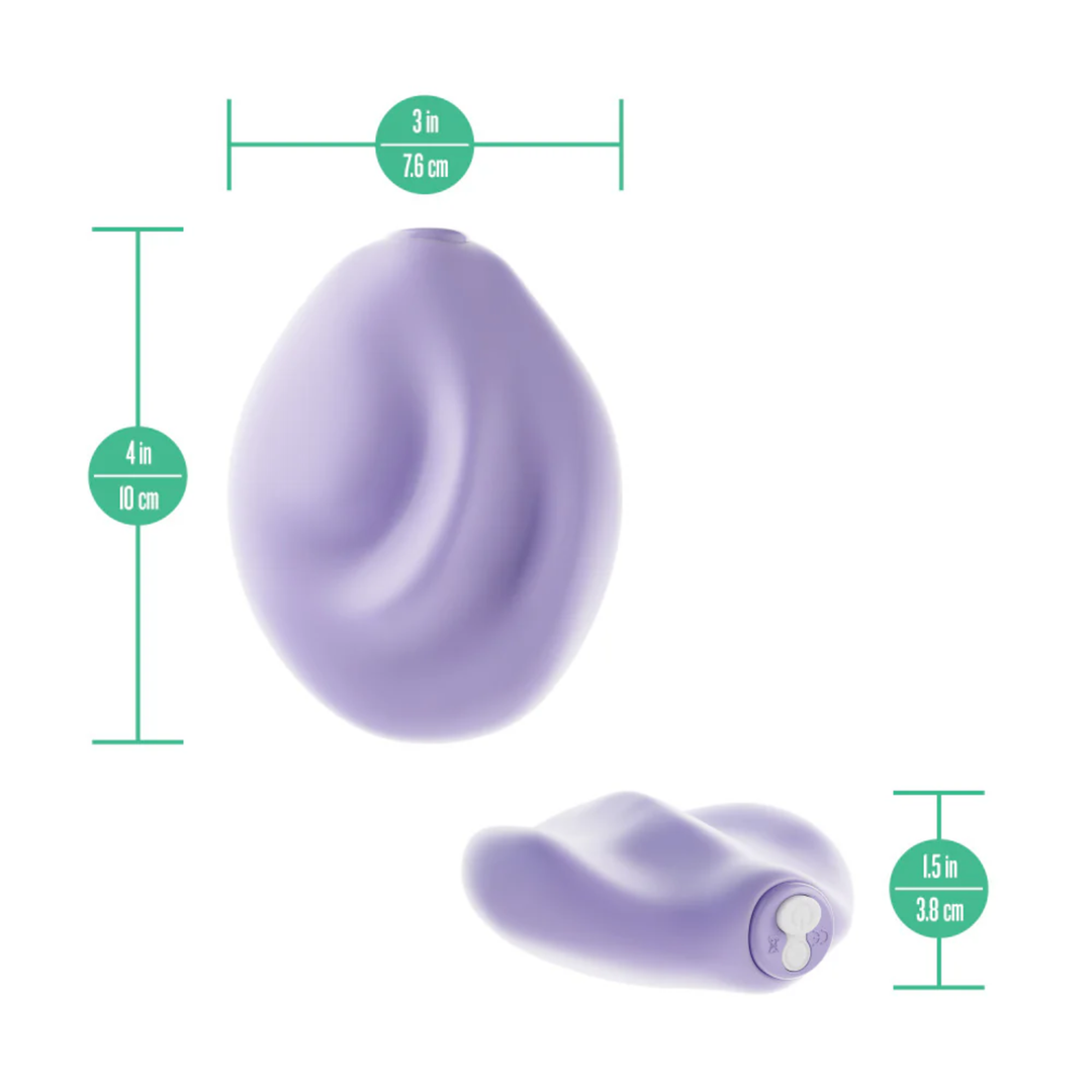 product dimensions for Urself Pulse Pad Rechargeable Silicone Grinder with Remote 