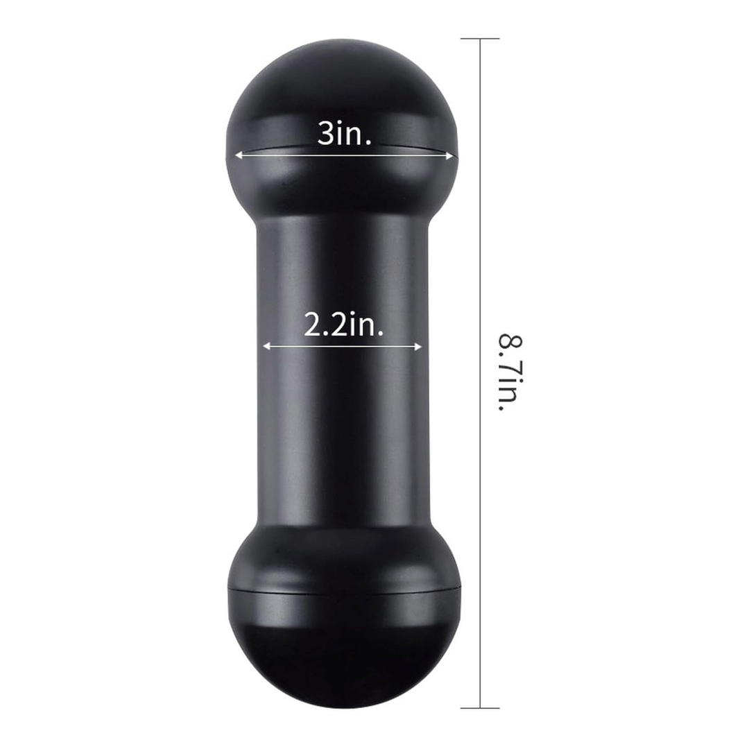 size dimensions for Training Master Double Sided Male Stroker - Mouth and Pussy