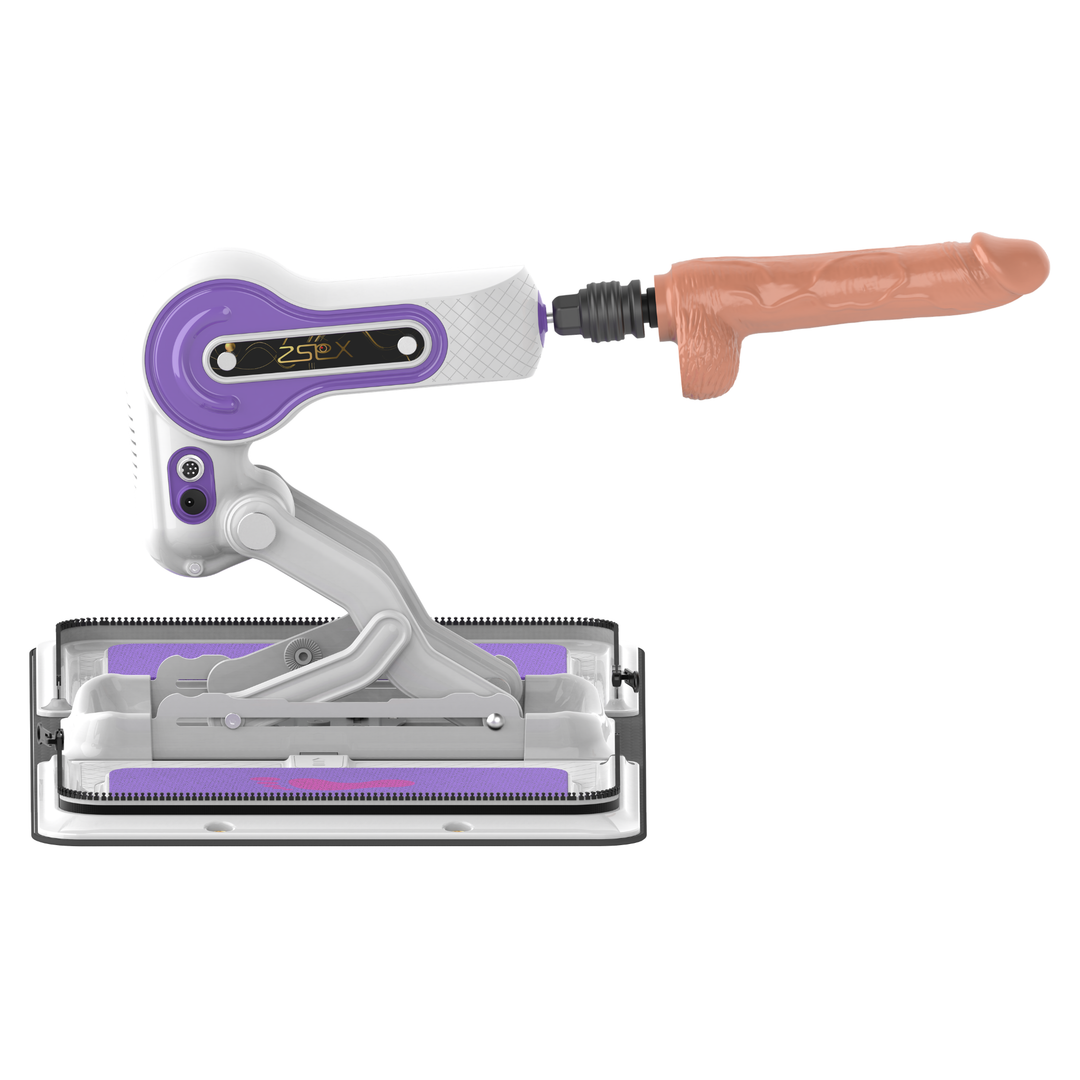 Sex Machine easy positioning with thrusting dildo 