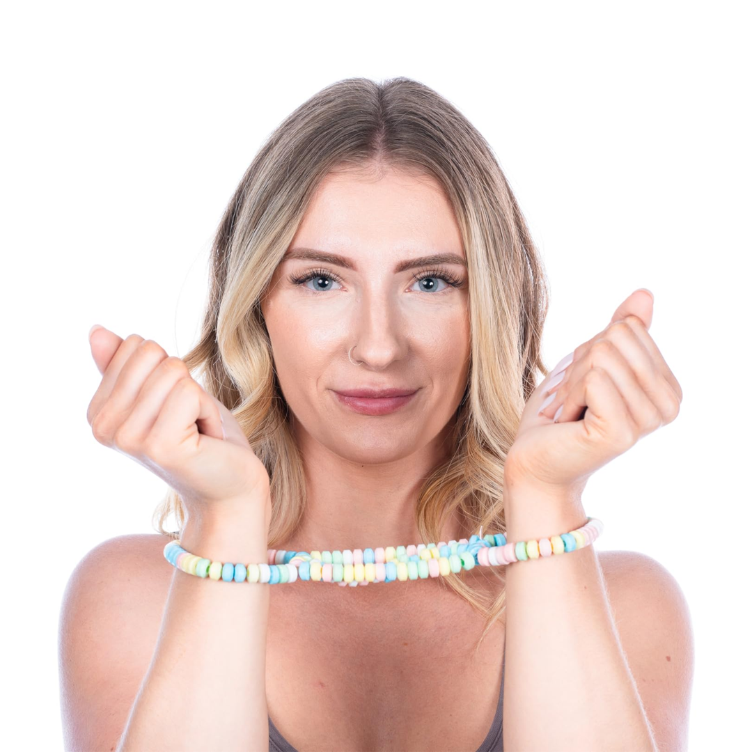 woman wearing Candy Cuffs Flavored Assorted Colors 