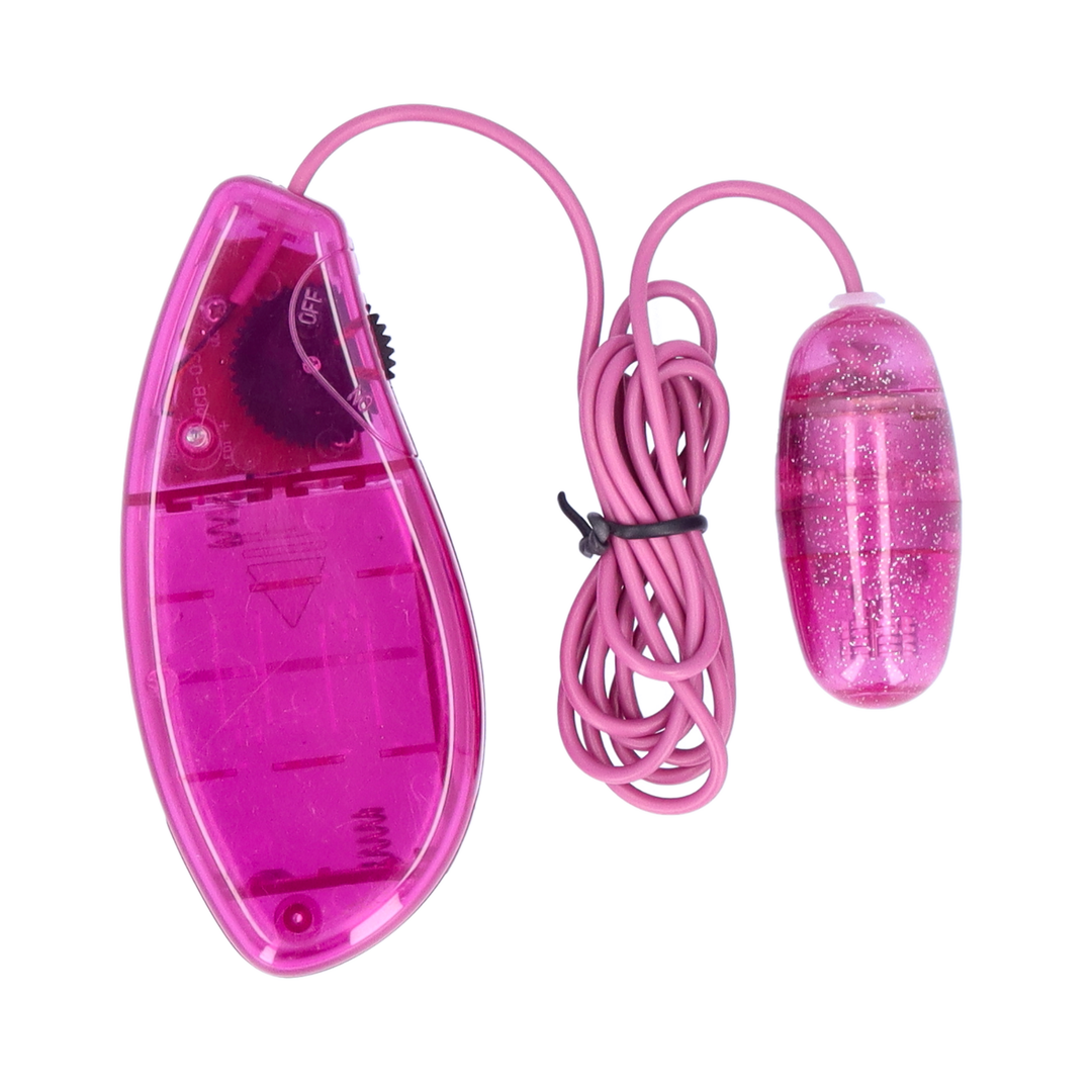 dark pink Powerful Sparkling Vibrating Egg