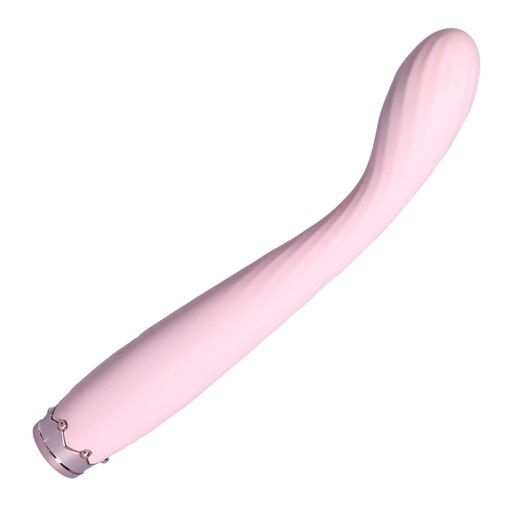 side view of pink Beginner's G Spot Vibrator 