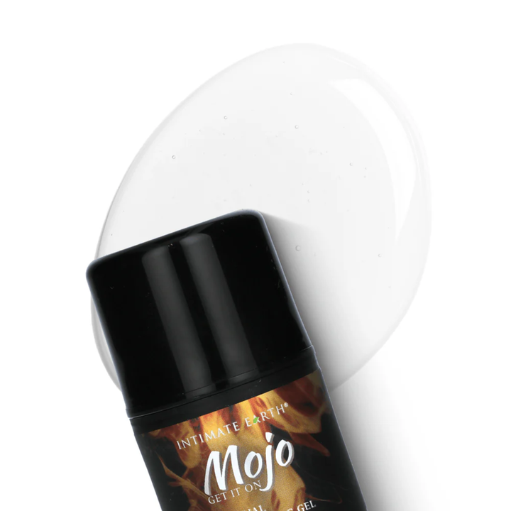 puddle of gel from MOJO Clove Oil Anal Relaxing Gel Lubricant 1oz