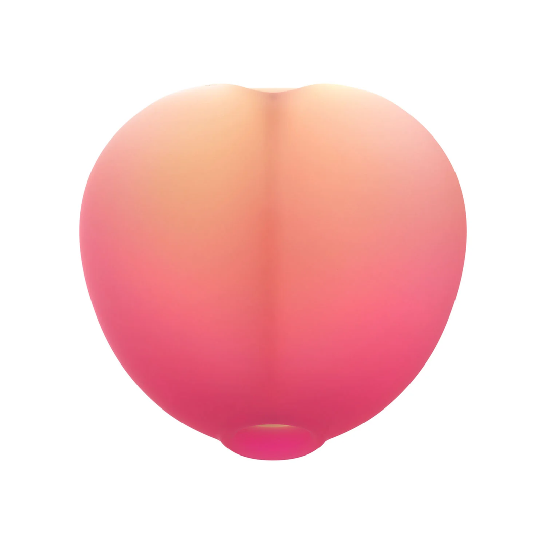 orange and pink ombre finish on ROMP Pink Peach Rechargeable Clitoral Stimulator womens sex toy 