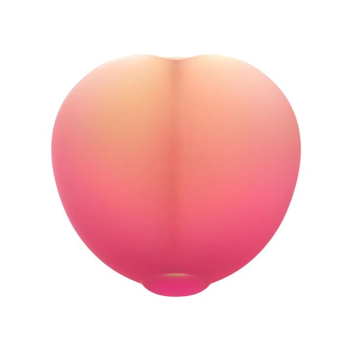 orange and pink ombre finish on ROMP Pink Peach Rechargeable Clitoral Stimulator womens sex toy 