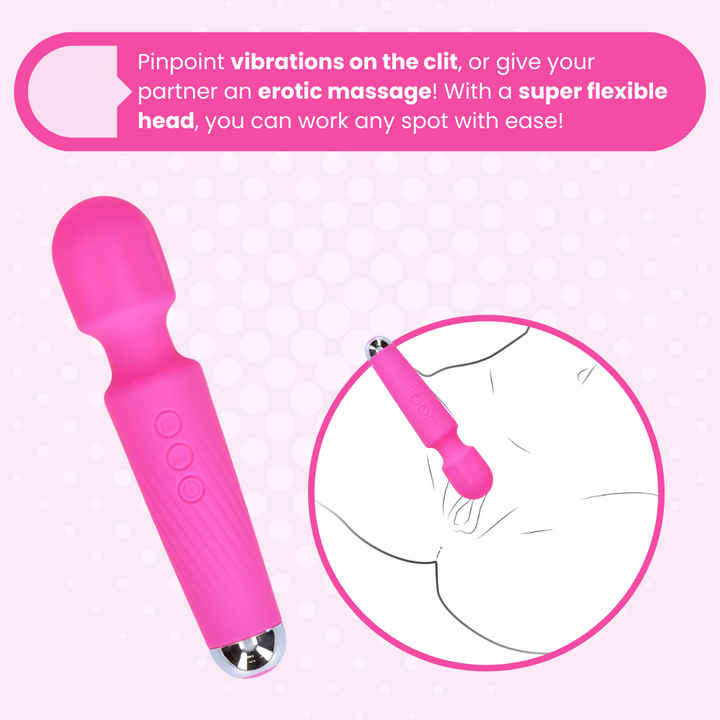 pinpoint vibes on clit, erotic massage, super flexible head