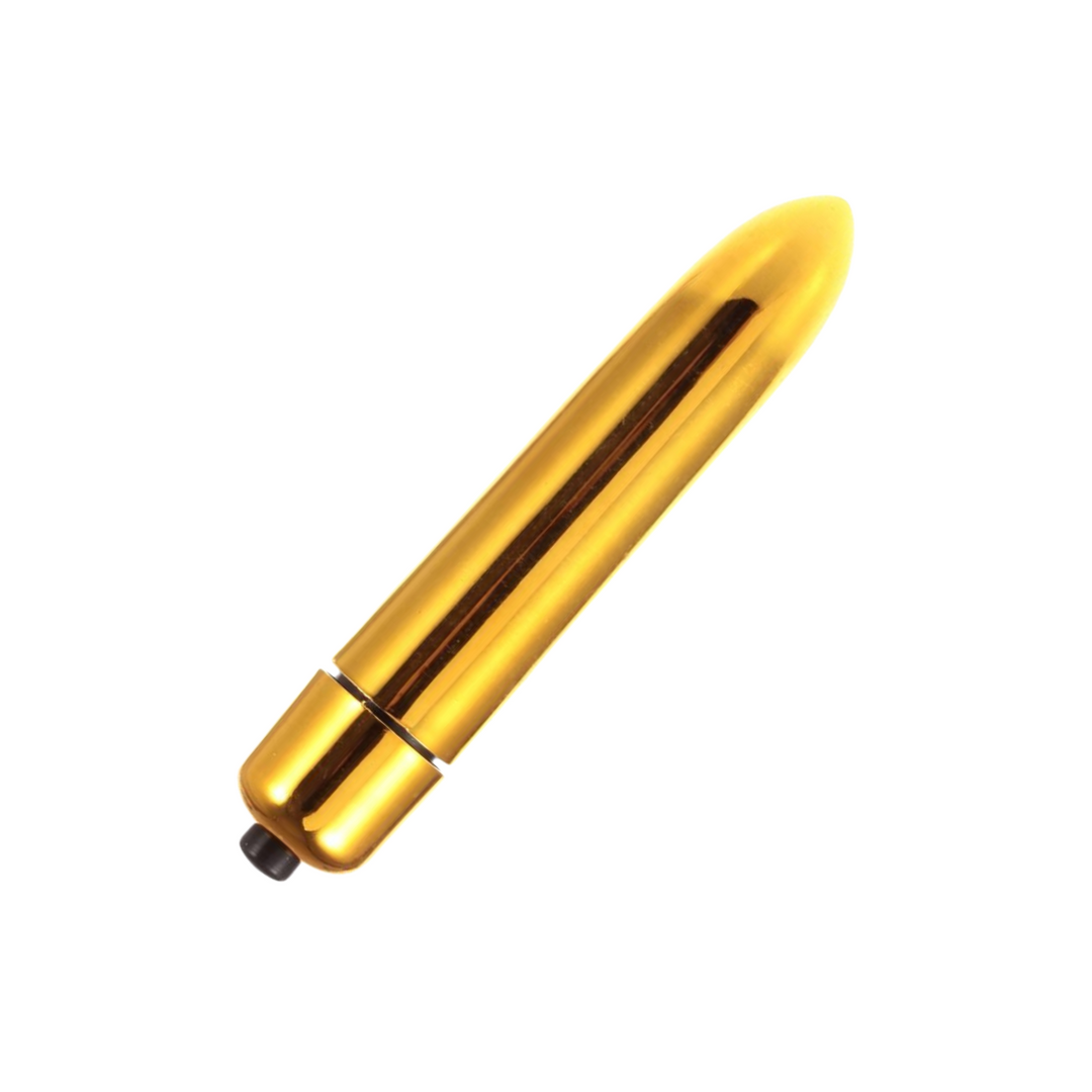 gold Slim Tapered Bullet Vibrator 