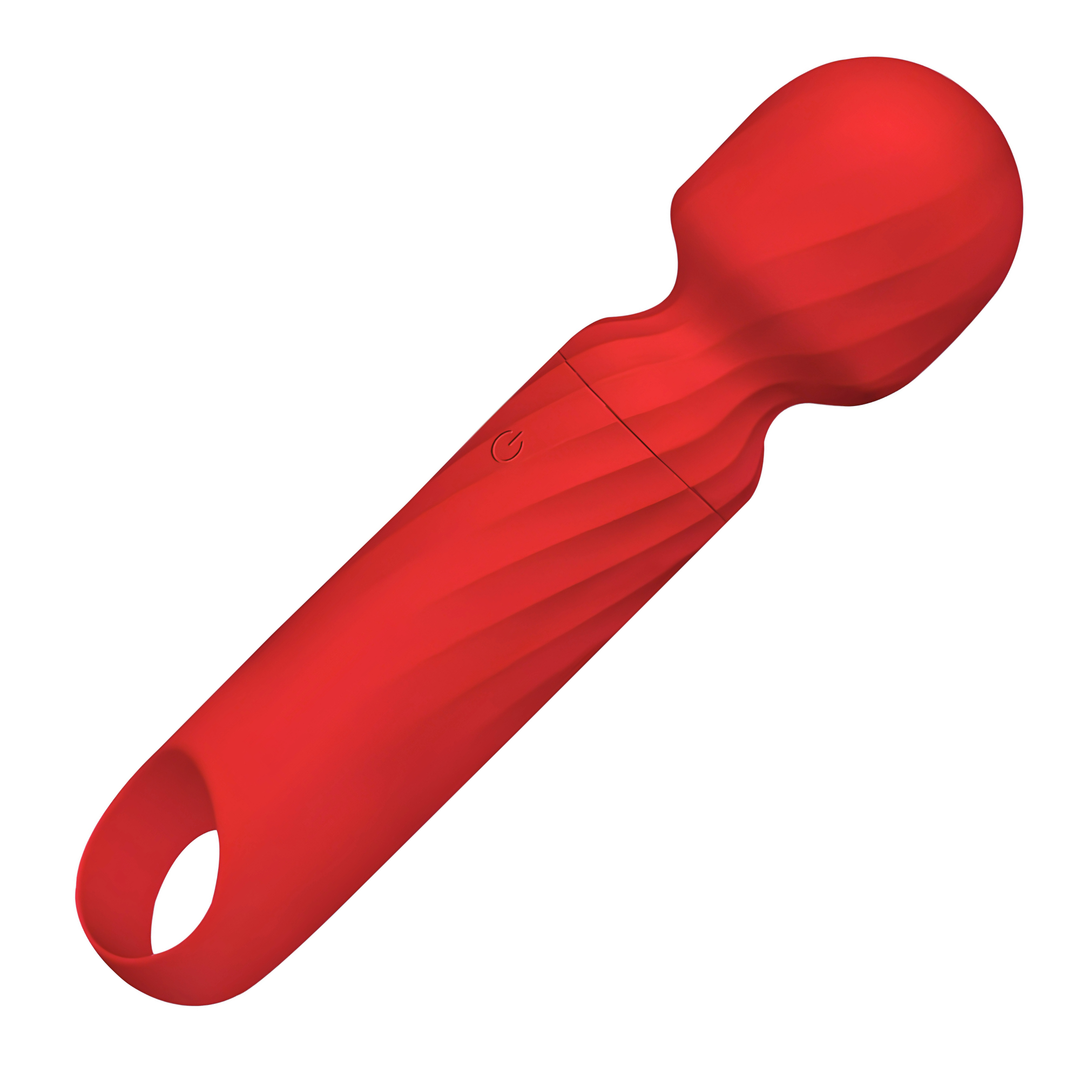 angled side view of Famn Mini Silicone Wellness Wand 