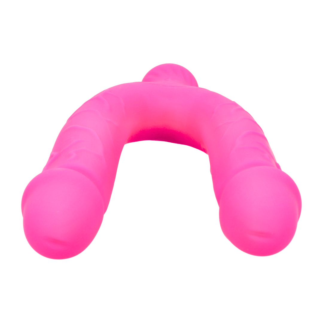view from both tips of Bendy Double Dildo Vibrator with Clit Teaser by Tootimid 