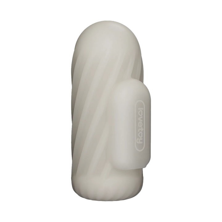 male sex enhancement soft TPE Knights Ring Vibrating Dual Purpose Sleeve-Spiral 