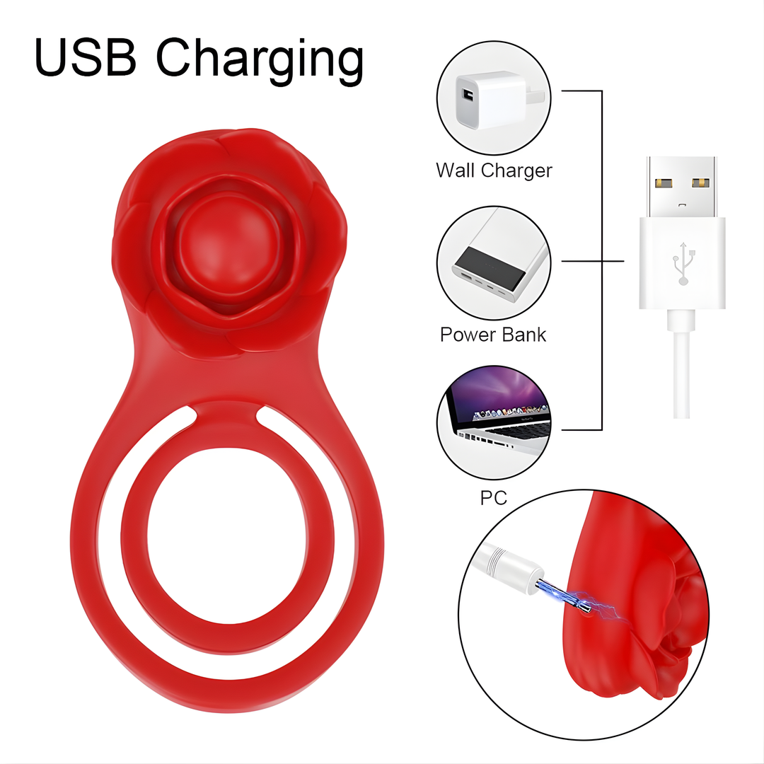 USB charging for Flower Double C-Ring