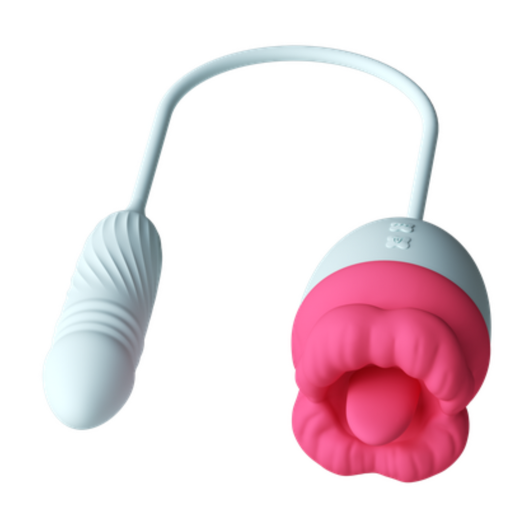 Pink Tongue with thrusting Penis