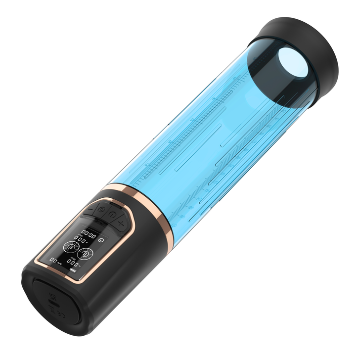 angled side view of Automatic Penis Pump 