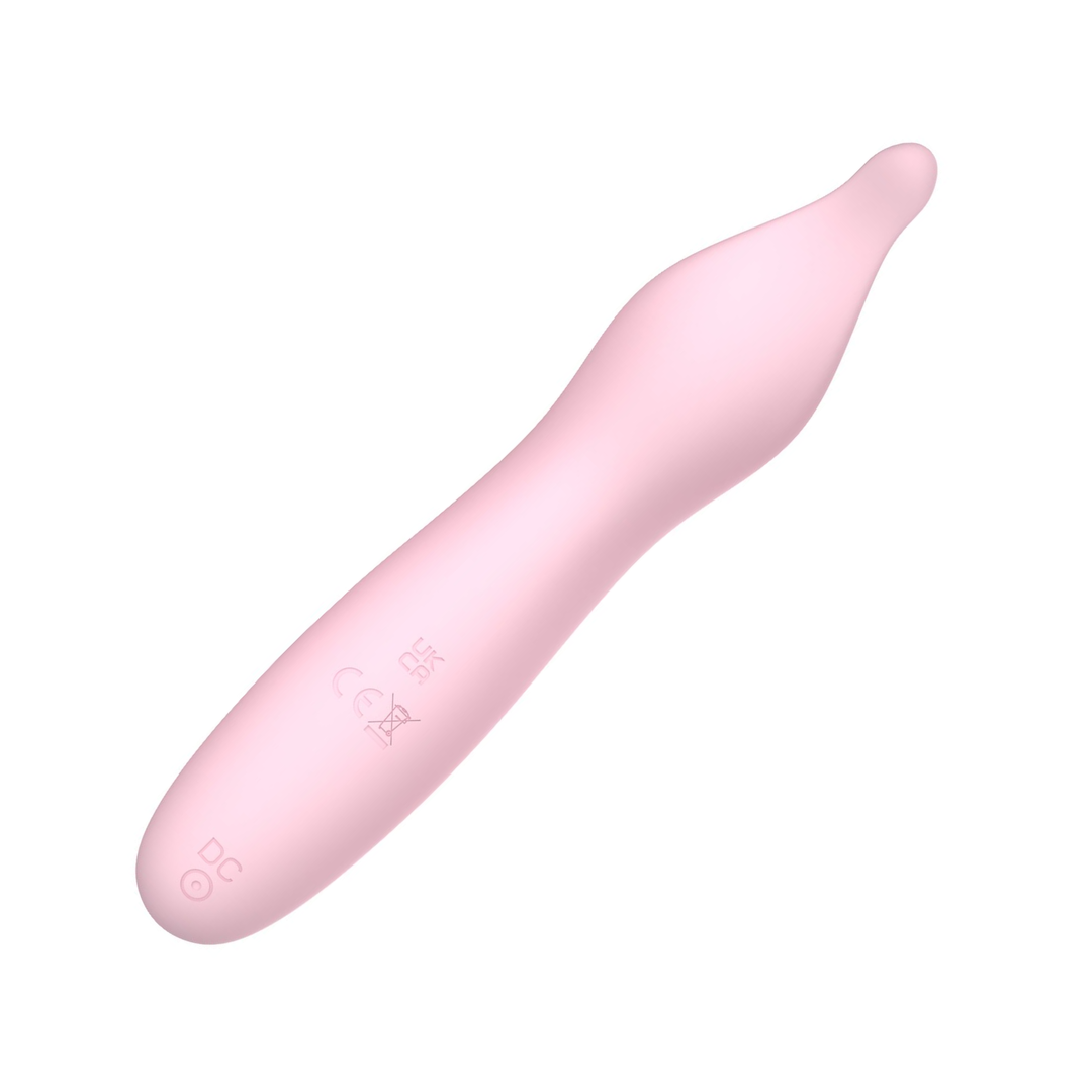 backside of Pique Pinpoint Clit Vibe  