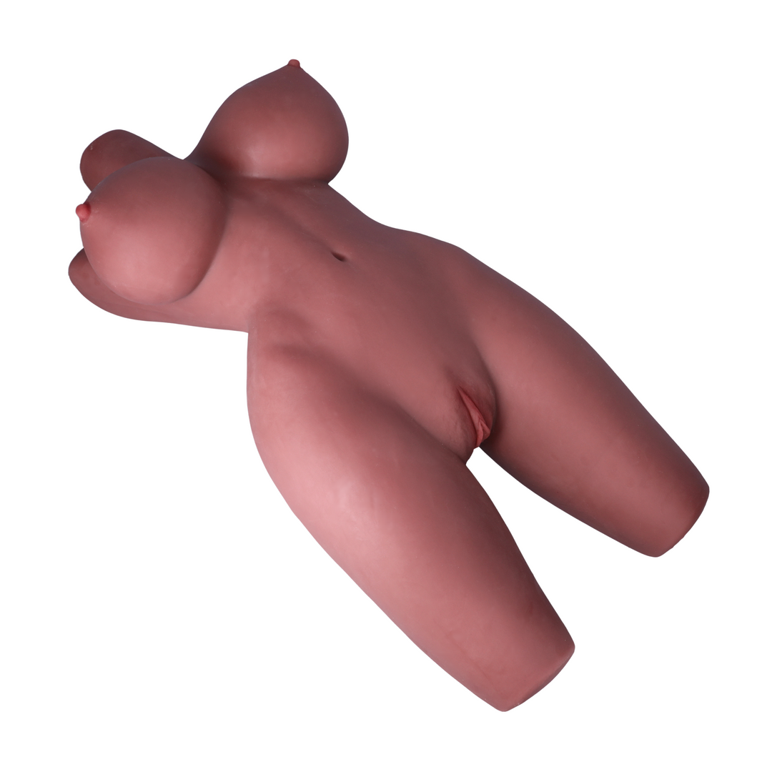 full body view of lifelike  Large Breasted Realistic Sex Doll