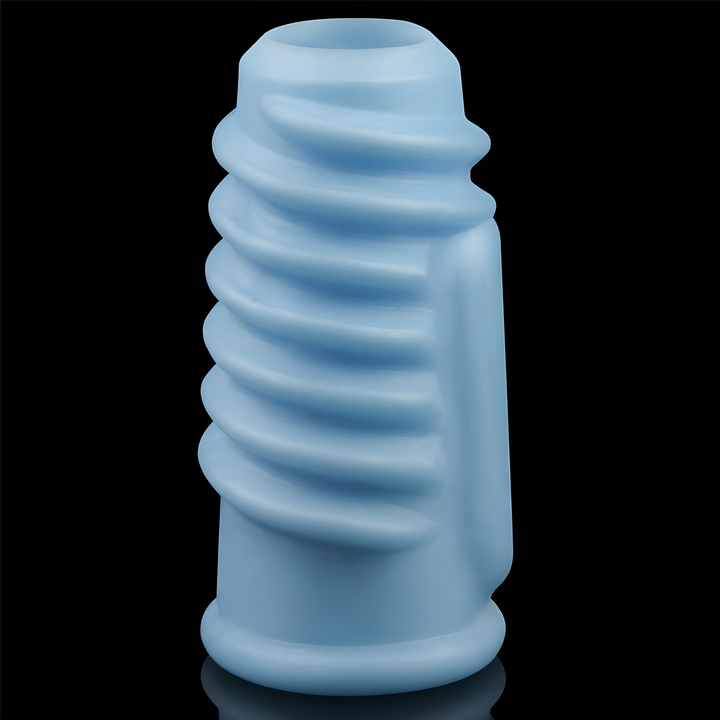 side view of Spiral Vibrating Knights Ring