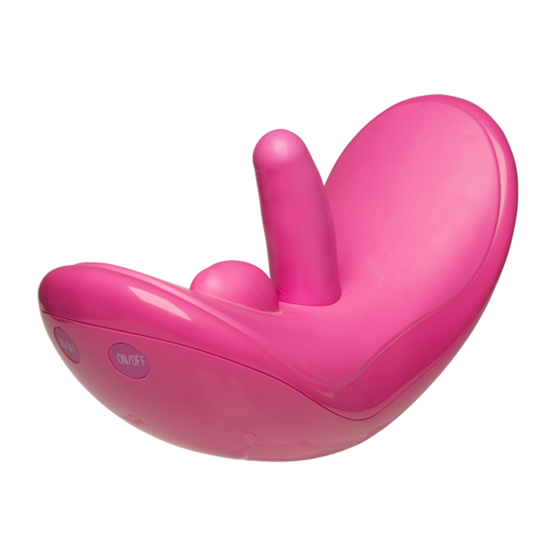 angled front view of Dual Bullets Ridable Rocker System