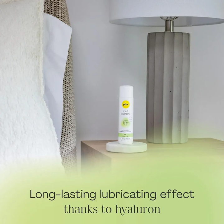 long-lasting lubricating effect thanks to hydration Pjur Med HYDRO Glide Water Based Lubricant 3.4oz 