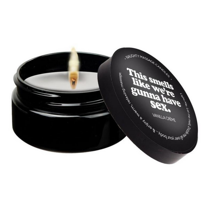 This Smells Like We're Gunna Have Sex Vanilla Cream Massage Candle