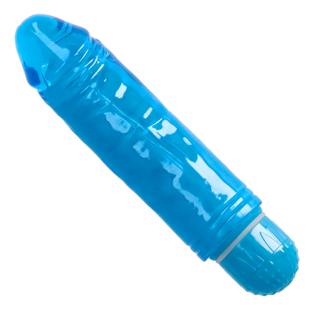 mini vibrating dildo from TopCat adult toys - blue