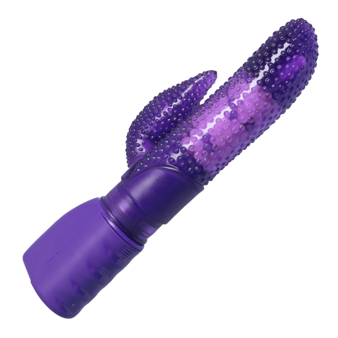 angled bottom view of Dual-Action Rotating Tongue G-Spot Vibe