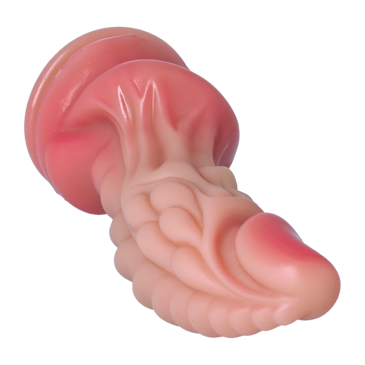bulbous bumps on Ultra-Textured Suction Cup fantasy Dildo