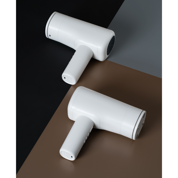 2 Super Series Pro Auto-Thrusting Masturbator  with black grey and beige background