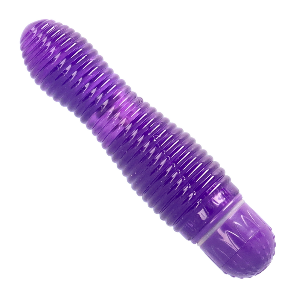 purple ribbed beehive vibrator from TopCat 