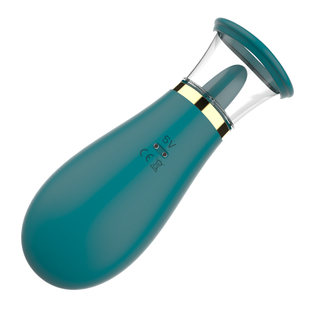 magnetic charging port form Ikshana Clit Licking & Sucking Tongue | Handheld Clit Pump 