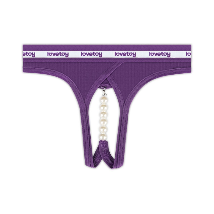 purple pearl strong thong from Male Torso Masturbator with Rideable Cock and Textured Ass Streetgirls 