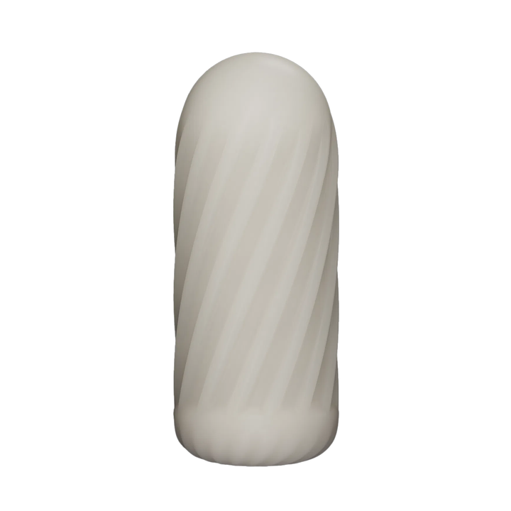 view of outside texture on Knights Ring Vibrating Dual Purpose Sleeve-Spiral 