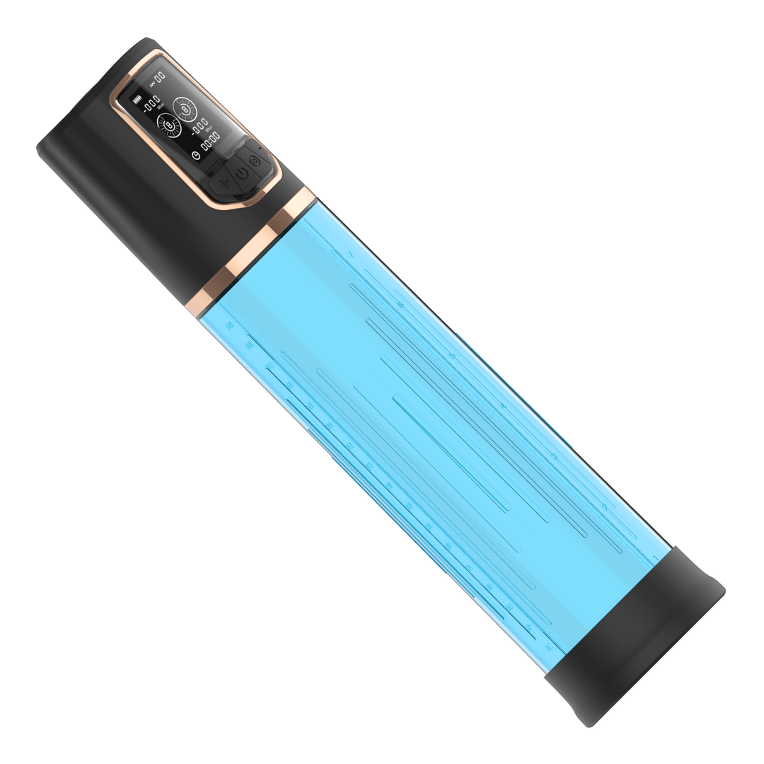 side view of Automatic Penis Pump male sex enhancement 