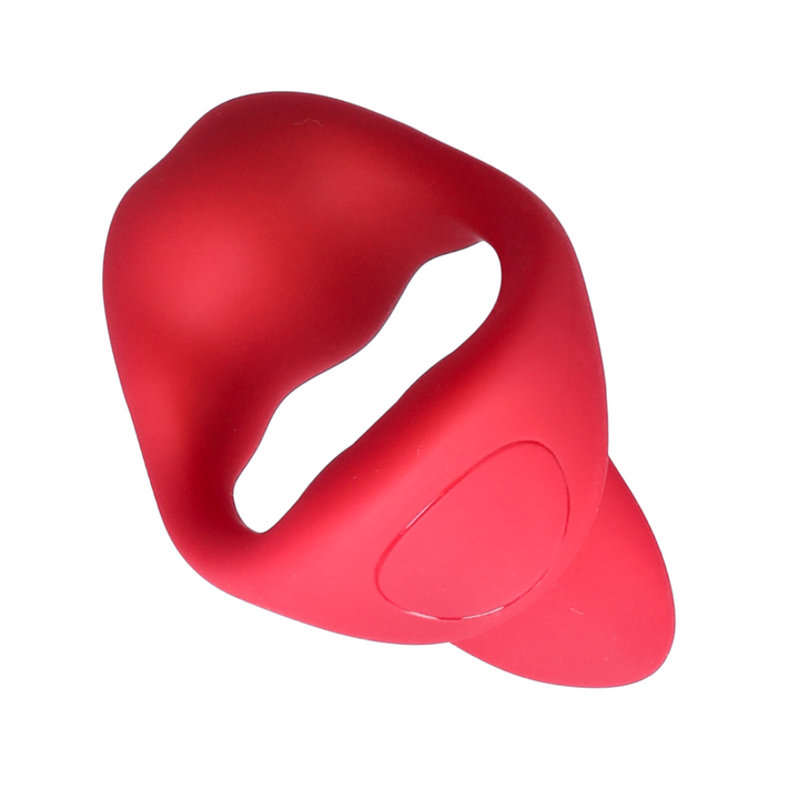 bottom of Vibrating Mouth Cock Ring from TooTimid 