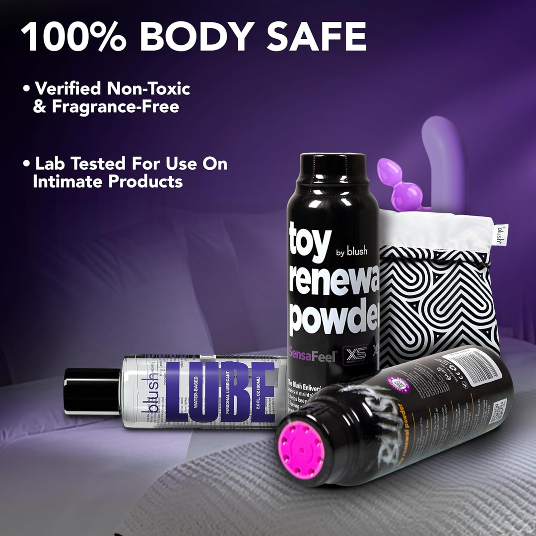 100 percent body safe Blush Toy Renewal Powder 3.4oz 