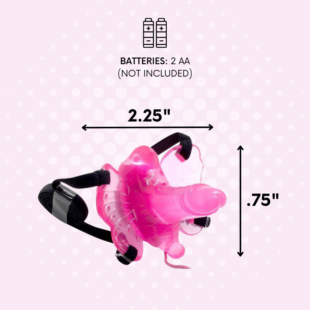 Butterfly Hands-Free Vibe | Wearable Stimulator TooTimid.com Butterfly Hands-Free Vibe | Wearable Stimulator TooTimid.com