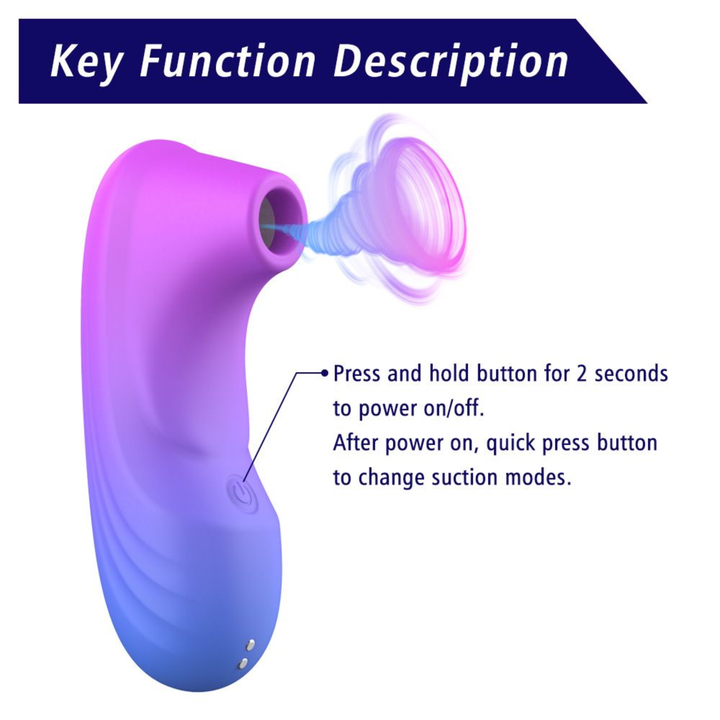 key function description for Rechargeable Air Pulse Stimulator 