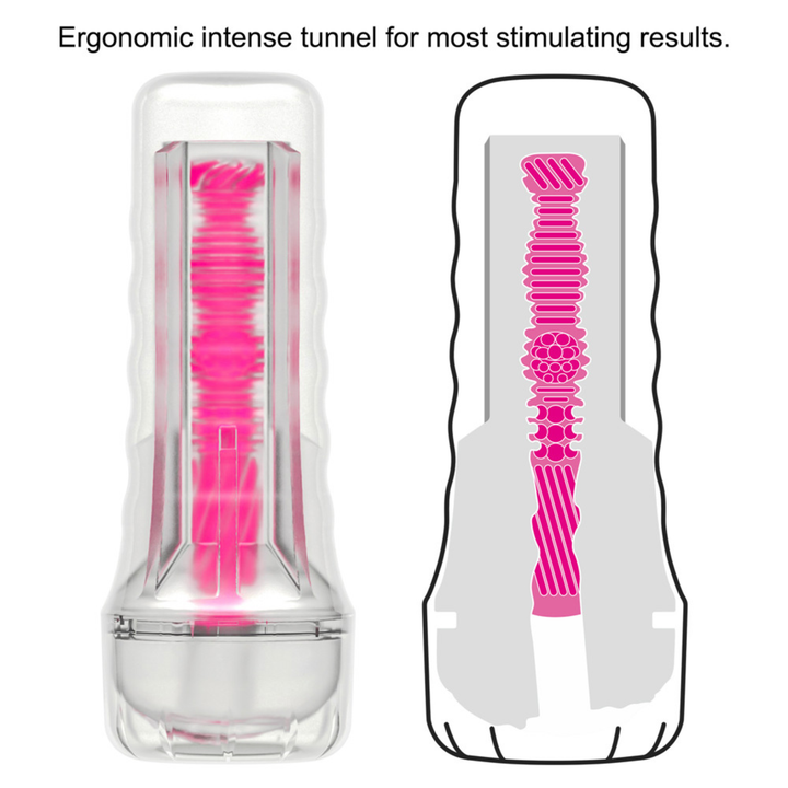 ergonomic intense tunnel for the most stimulating results 8.5 inch Lumino Play Masturbator