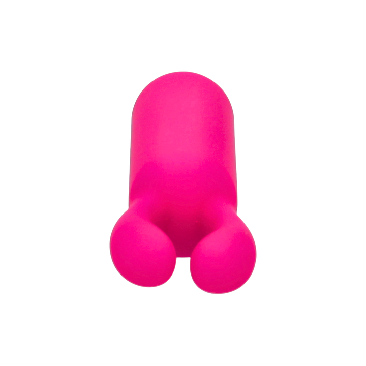 hot pink Mini Silicone Clit Encasing Vibe powerful clitoral stimulator 