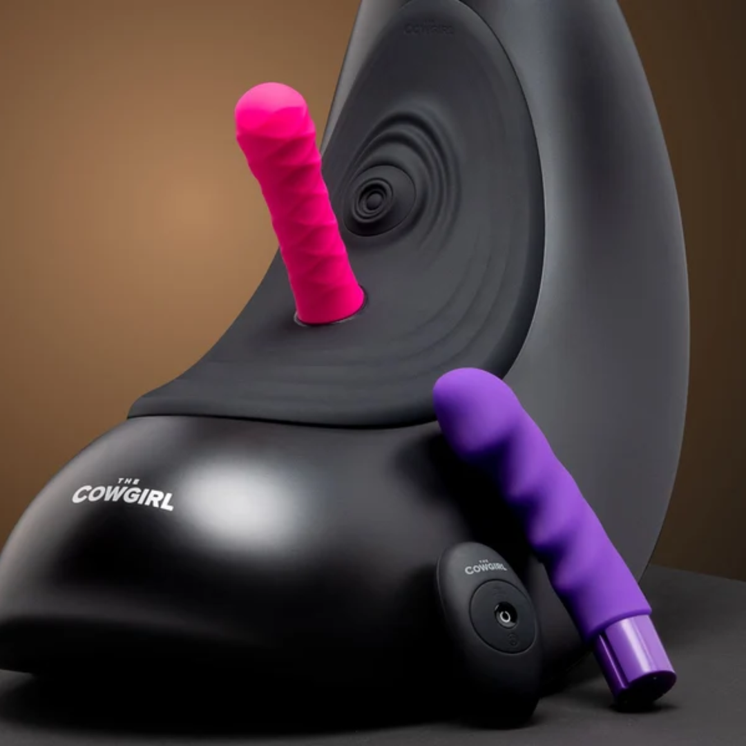 Cowgirl Saddle Premium Sex Machine with thrusting dildo 