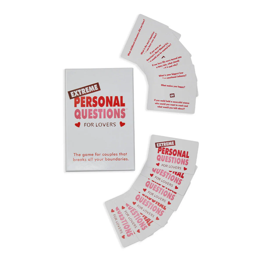 all components of Extreme Personal Questions for Lovers Couples Game